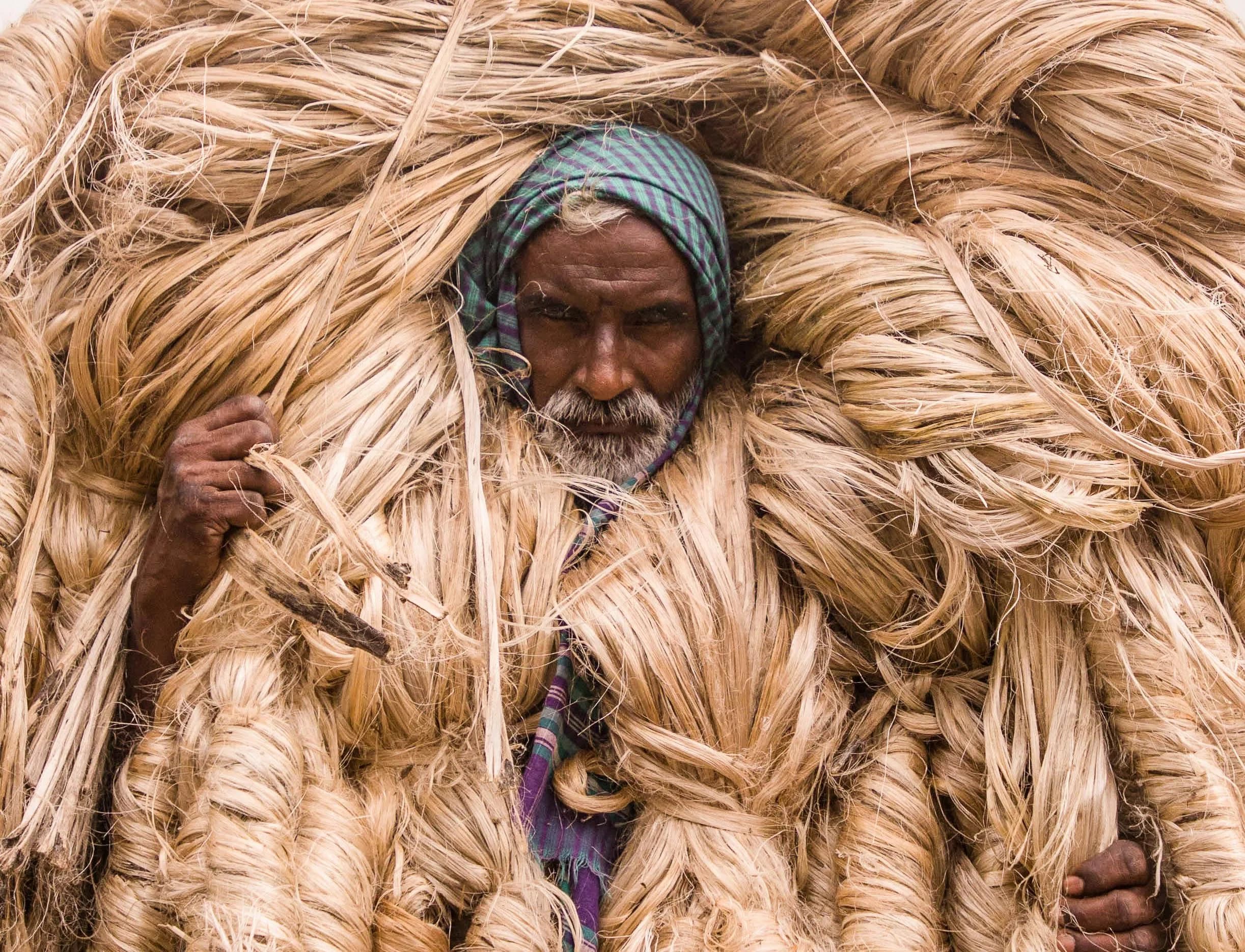 Jute sliver bundles