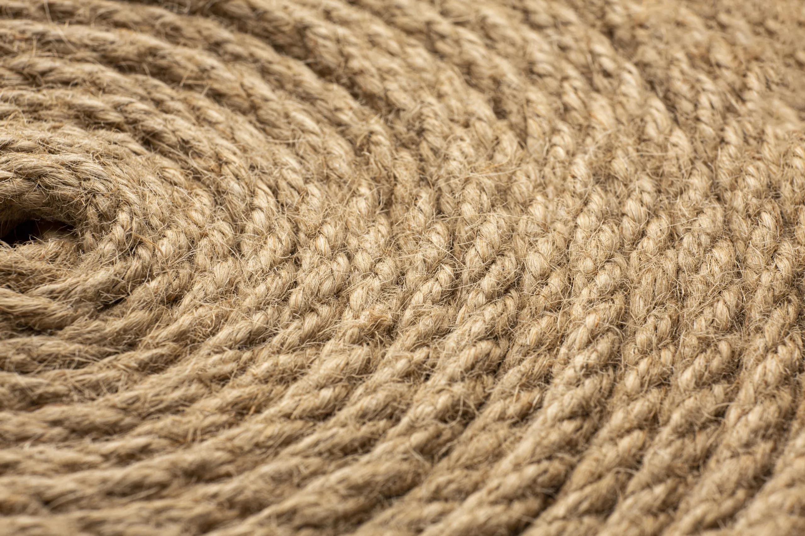Coils of jute twine